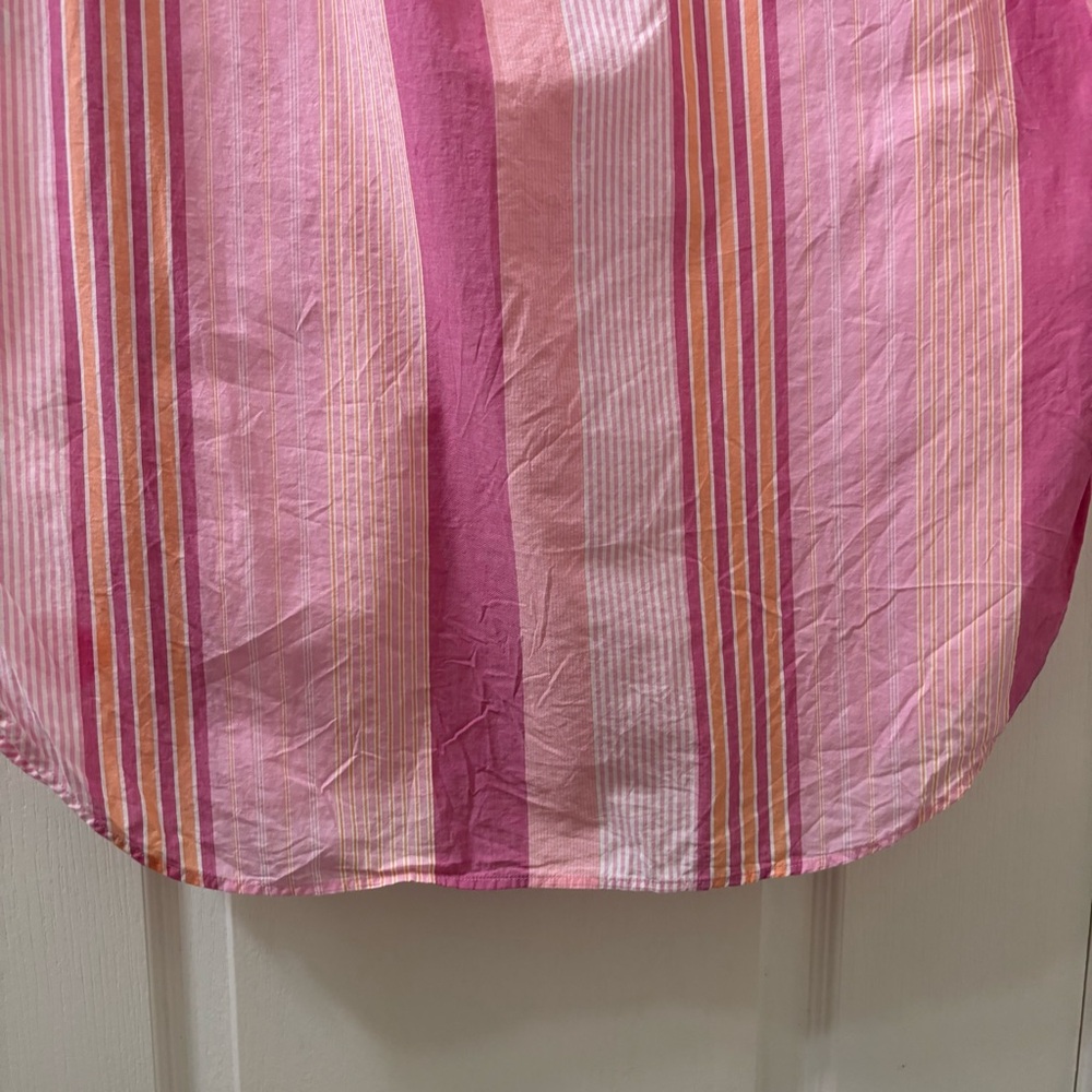 GAP Pink Striped Button-Down Shirt - Picture 14 of 16